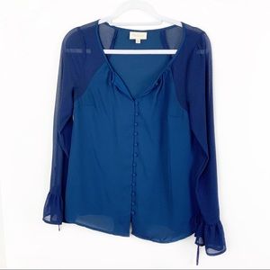 ModCloth Anthropologie Button Down Top